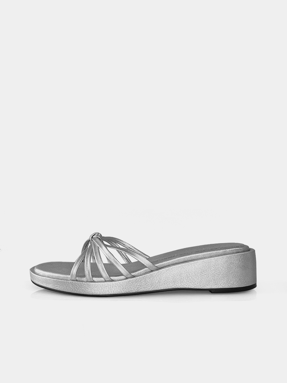 [Restock]  Mrc105 Strap Platform Sandal (Silver)